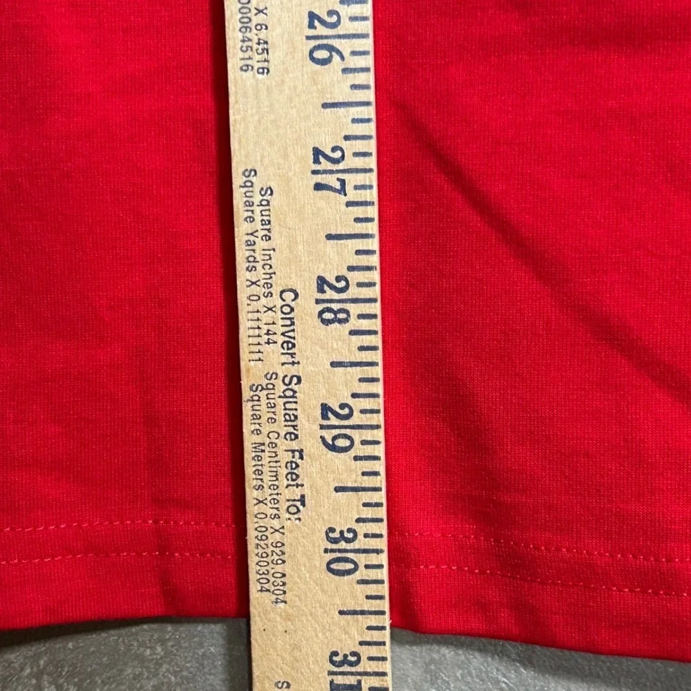 Athletic Works Mens 4XL Red Moisture Wicking Short Sleeve T-Shirt‎ 2 Pack New